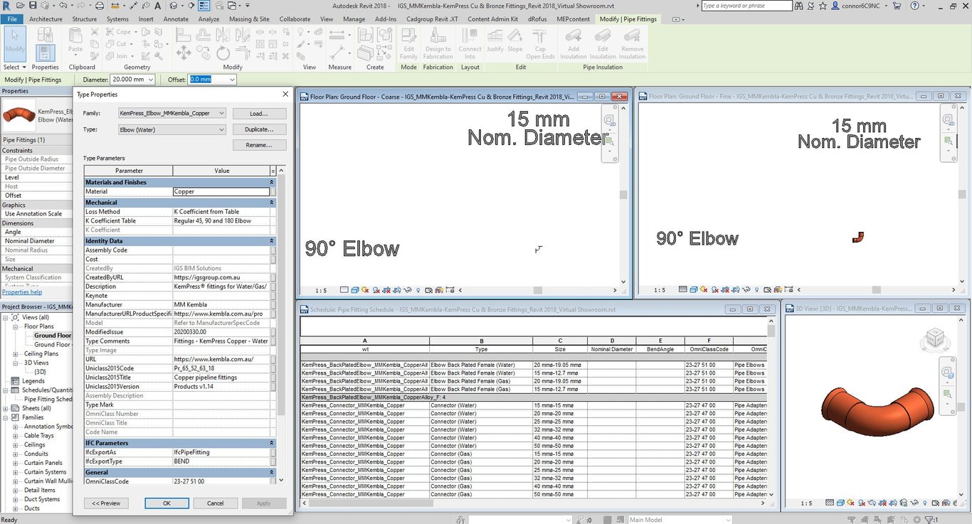 MMKembla-Capillary Cu Fittings Virtual Showroom