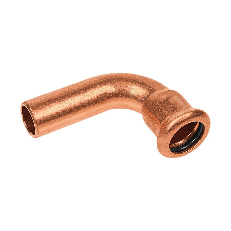 KemPress_Cu_90_Deg_Elbow_M+F Image of KemPress Elbow MMKembla Copper M-F