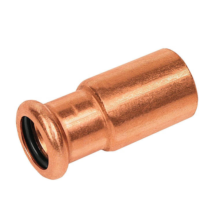 KemPress_Cu_Reducer_M+F Image of KemPress ReducerConnector MMKembla Copper M-F