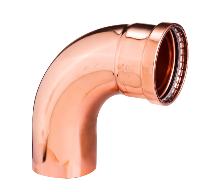 KemPress_XL_Cu_90_Deg_Elbow_M+F Image of Kempress Elbow MMKembla Copper M-F Large