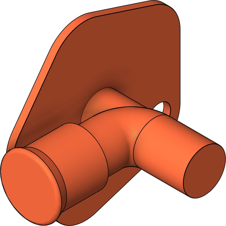 Image of KemPress BackPlatedElbow MMKembla CopperAlloy F