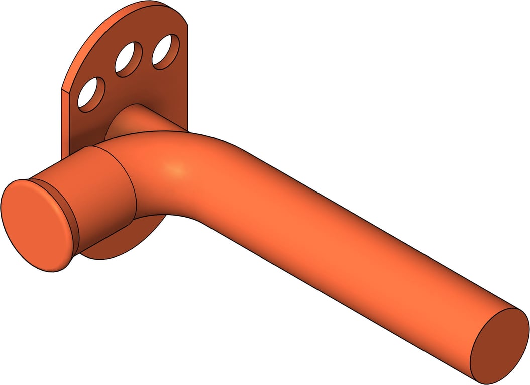 Navigate to KemPress BackPlatedElbow MMKembla CopperAlloy M