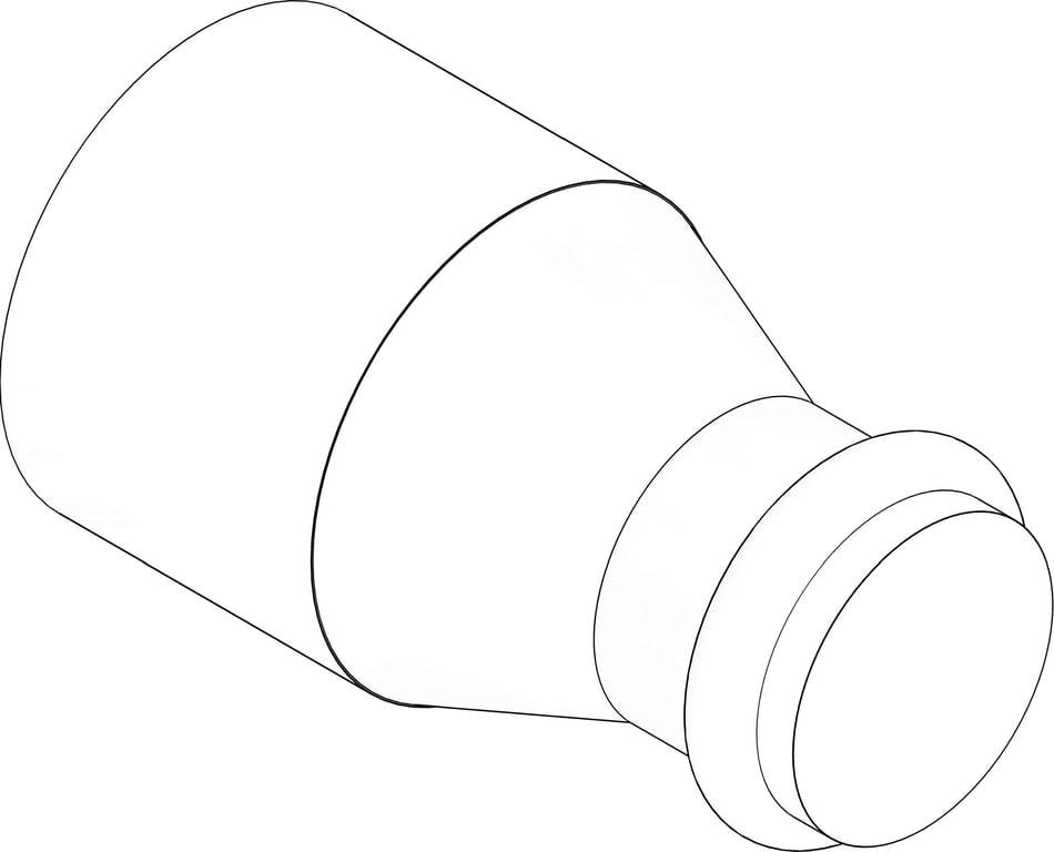 3D Documentation Image of KemPress ReducerConnector MMKembla Copper M-F Large