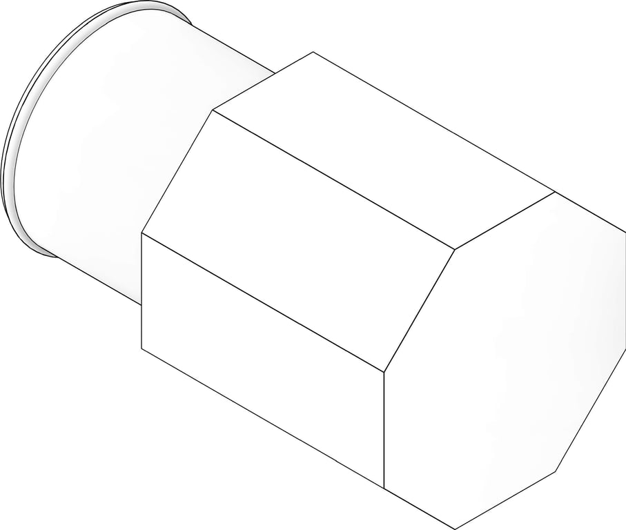 3D Documentation Image of KemPress Adaptor MMKembla Stainless FemaleBSPP-RpThread FemaleSocket