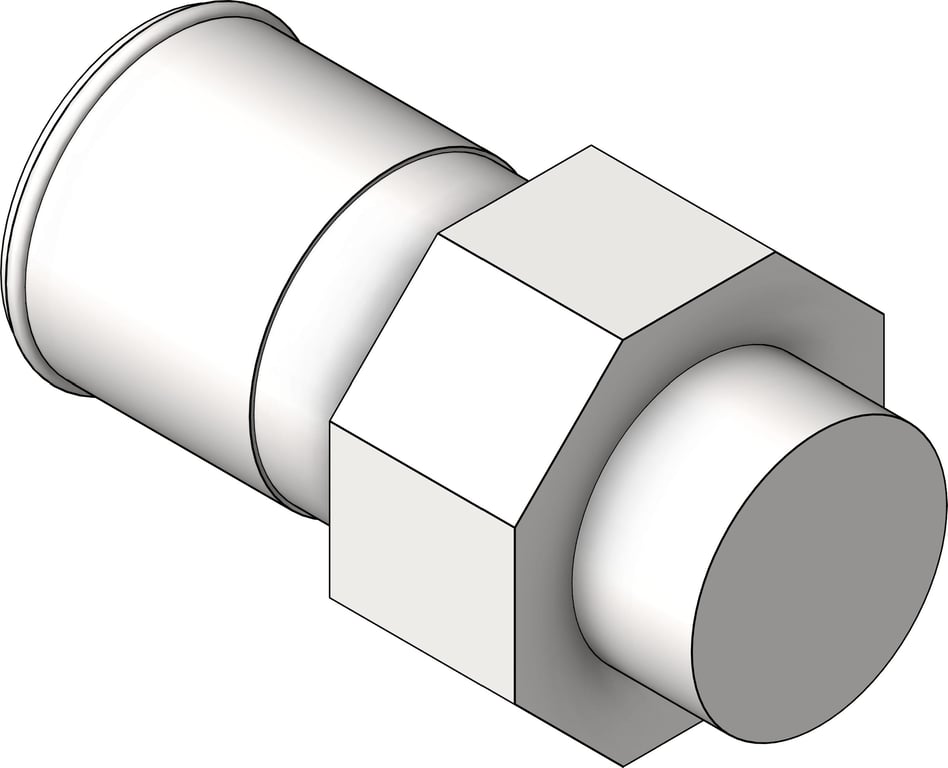 Image of KemPress Adaptor MMKembla Stainless MaleBSPT-RThread FemaleSocket