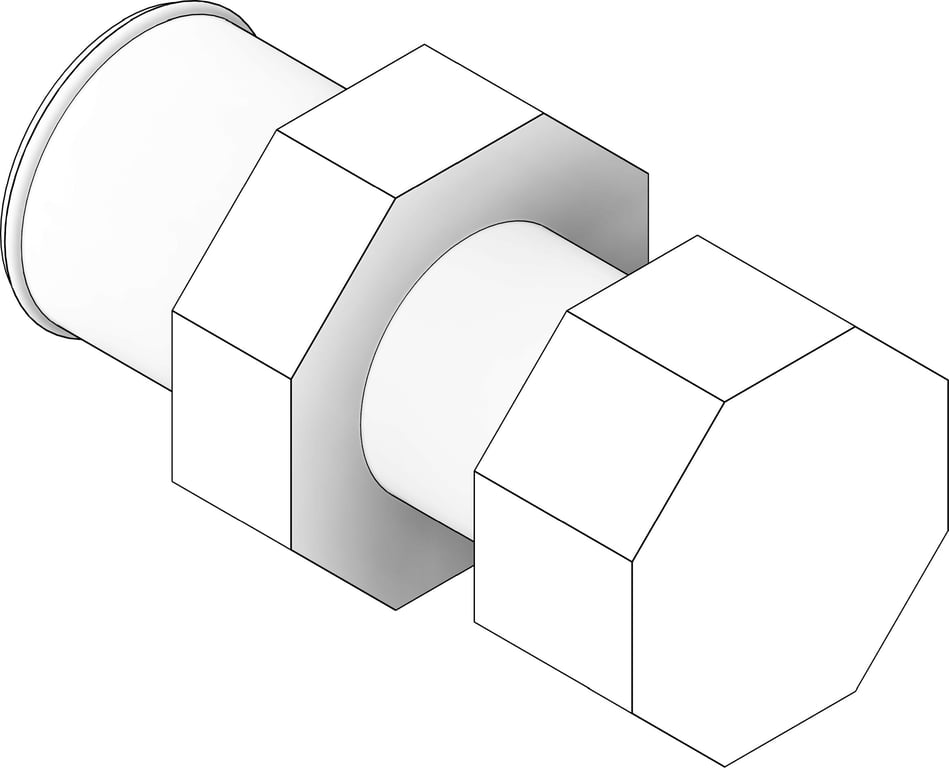 3D Documentation Image of KemPress Union MMKembla Stainless FemaleBSPP-RpThread FemaleSocket