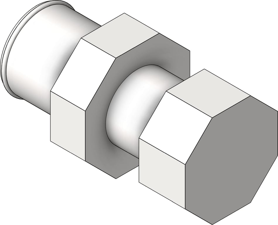 Image of KemPress Union MMKembla Stainless FemaleBSPP-RpThread FemaleSocket