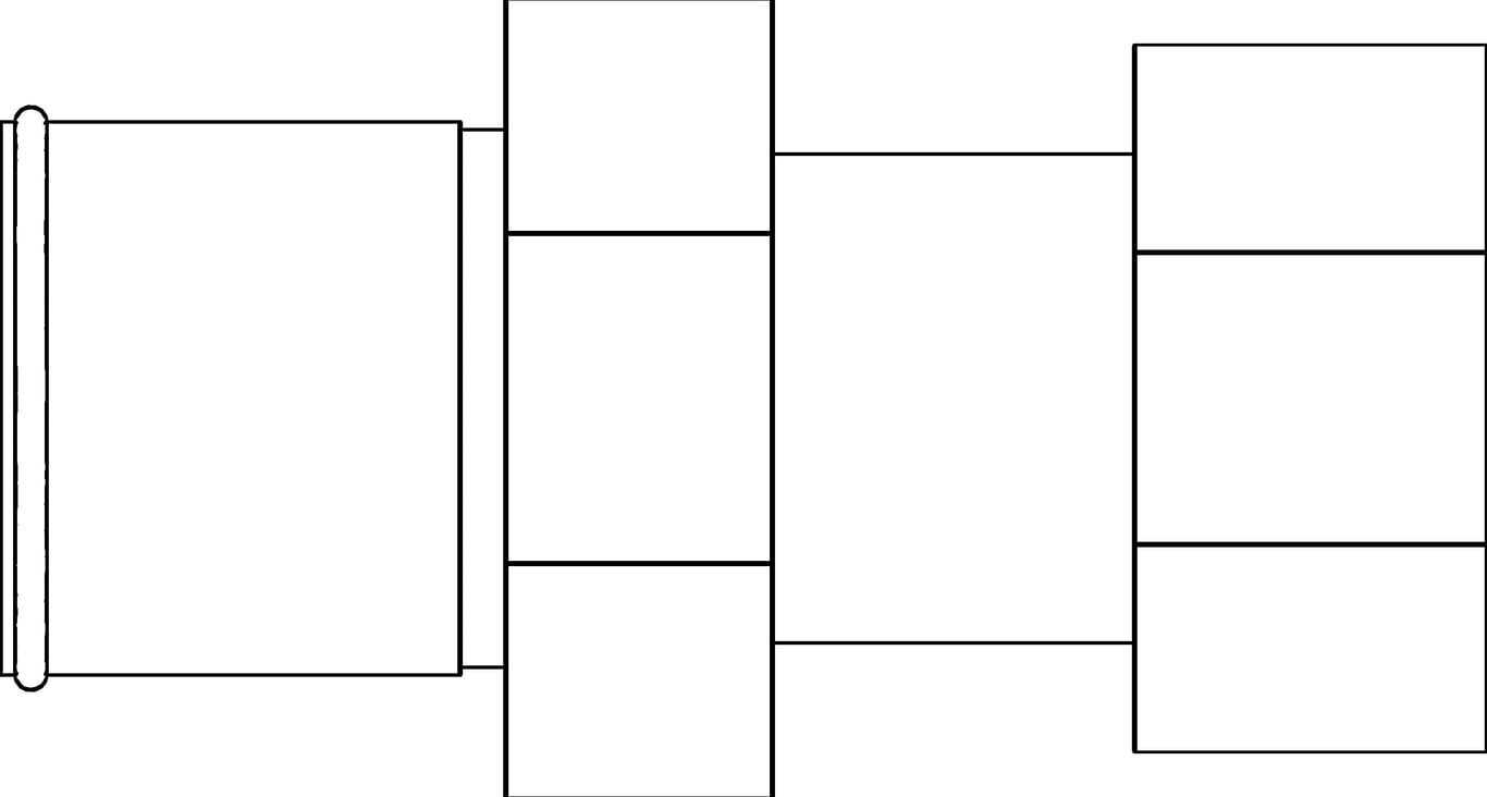 Plan Image of KemPress Union MMKembla Stainless FemaleBSPP-RpThread FemaleSocket