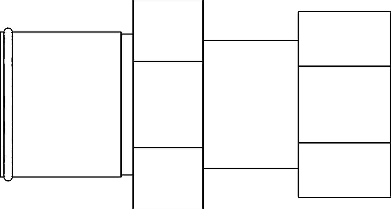 Plan Image of KemPress Union MMKembla Stainless FemaleBSPP-RpThread FemaleSocket