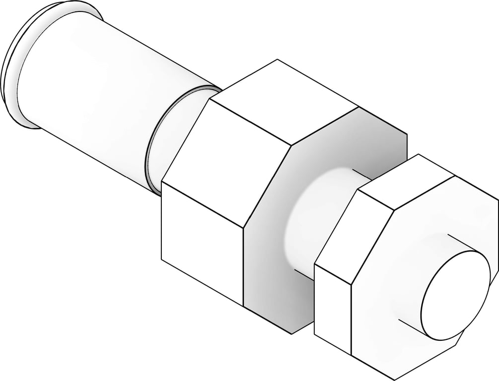 3D Documentation Image of KemPress Union MMKembla Stainless MaleBSPT-RThread