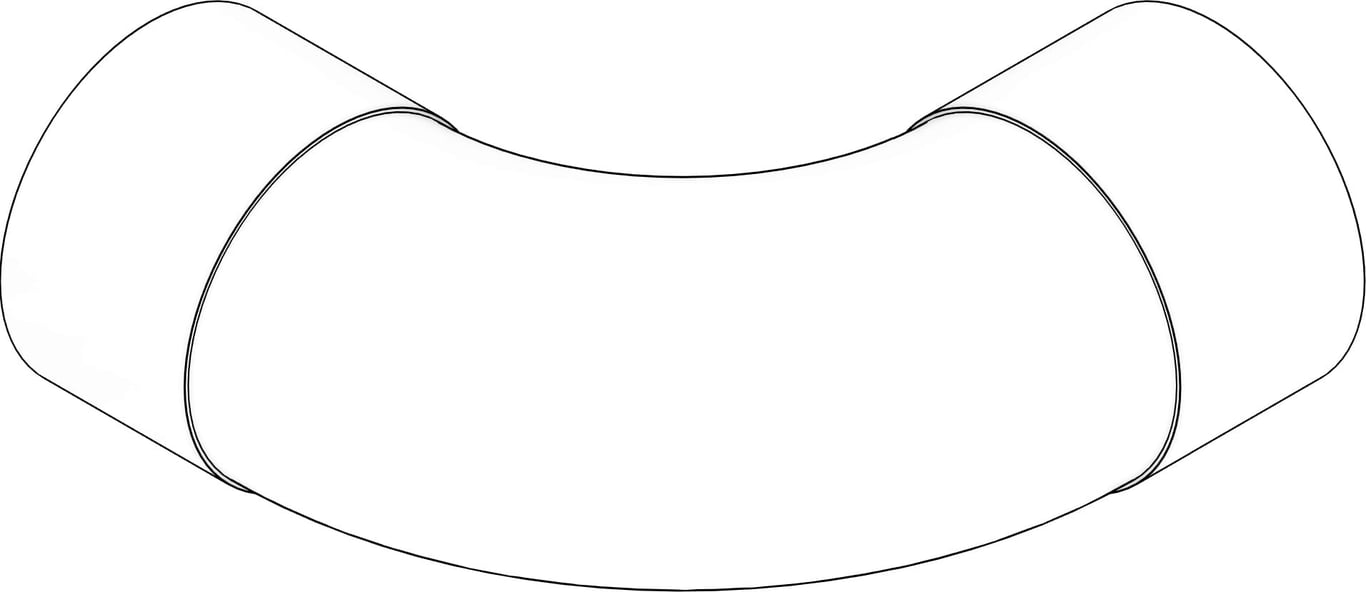 3D Documentation Image of Refrigeration Elbow MMKembla CuFe F-F