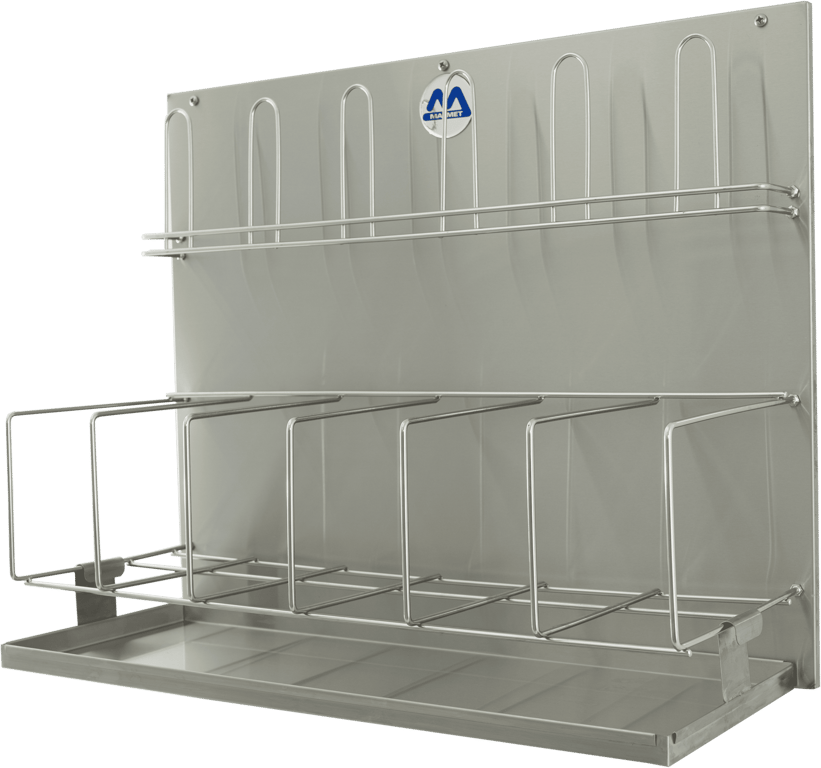 BR6-PR6 WT Malmet L1 Image of Rack WallMount Malmet Combination