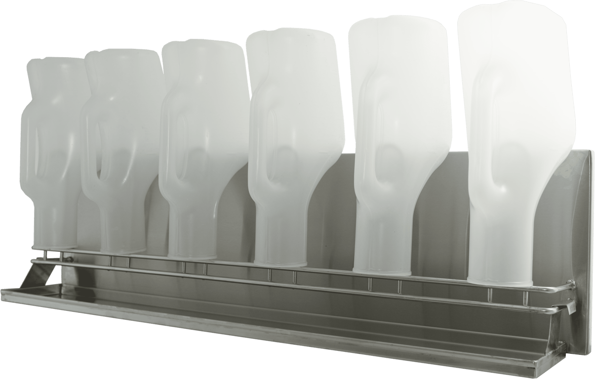 BR6WT Malmet L1 Image of Rack WallMount Malmet Bedpans