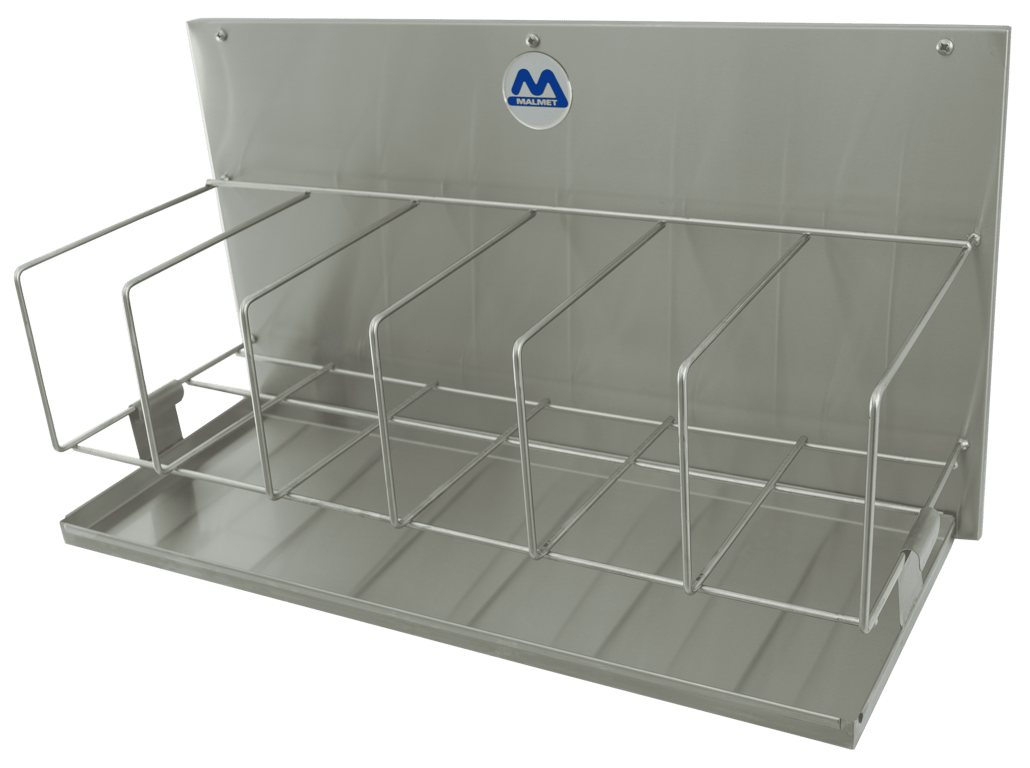 PR6-WT Malmet L1 Image of Rack WallMount Malmet UrinalBottle