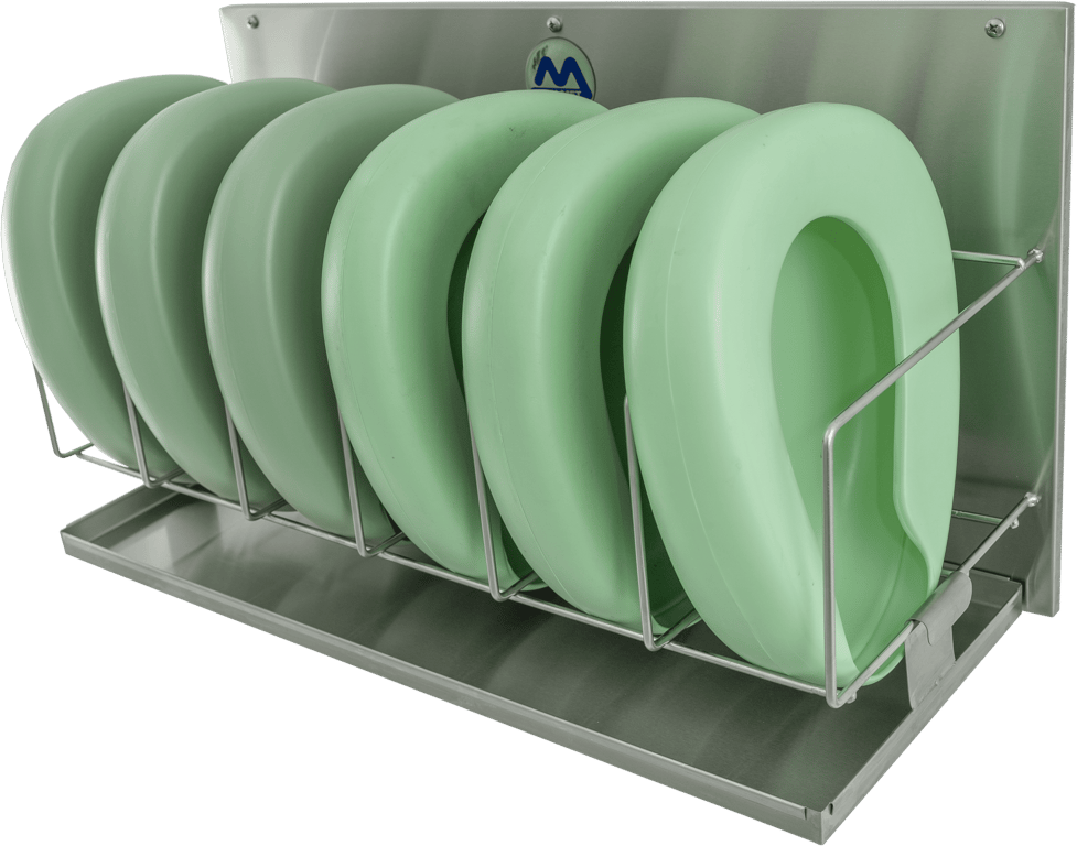 PR6-WT Malmet L2 Image of Rack WallMount Malmet UrinalBottle