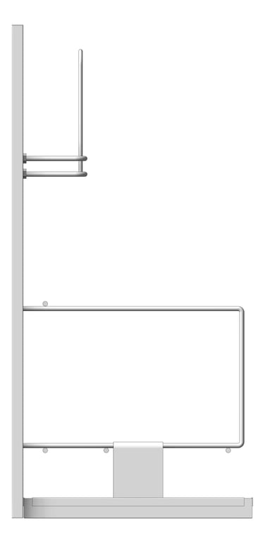 Left Image of Rack WallMount Malmet Combination