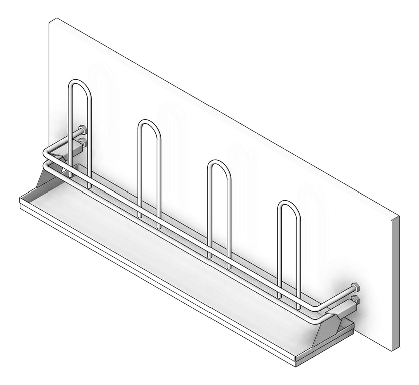 Rack WallMount Malmet UrinalBottle