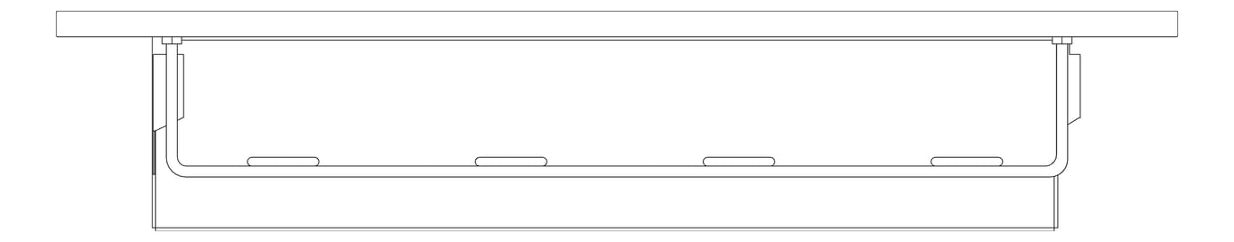 Plan Image of Rack WallMount Malmet UrinalBottle