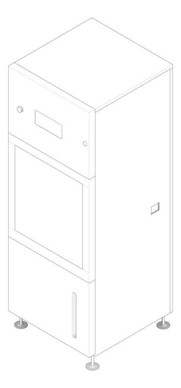 3D Documentation Image of Washer Disinfector Malmet Combination