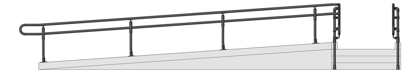 Front Image of Handrail Accessible Moddex Assistrail