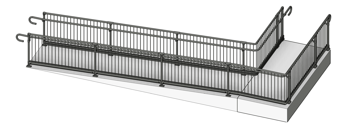 Image of Balustrade Commercial Moddex Conectabal
