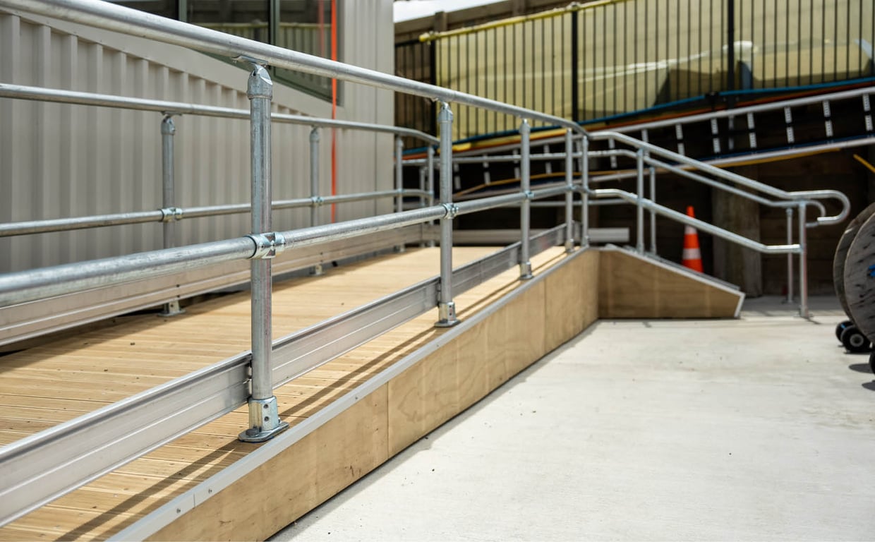 Moddex Ezibilt RampDeckStair WTPInstall Image of Moddex - Ezibilt - Ramp Deck and Stair Solution