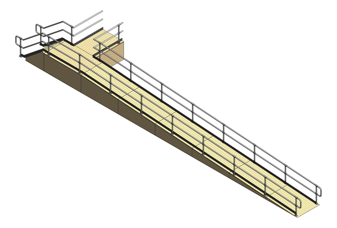 3D Shaded Image of ModularAccess Moddex Ezibilt