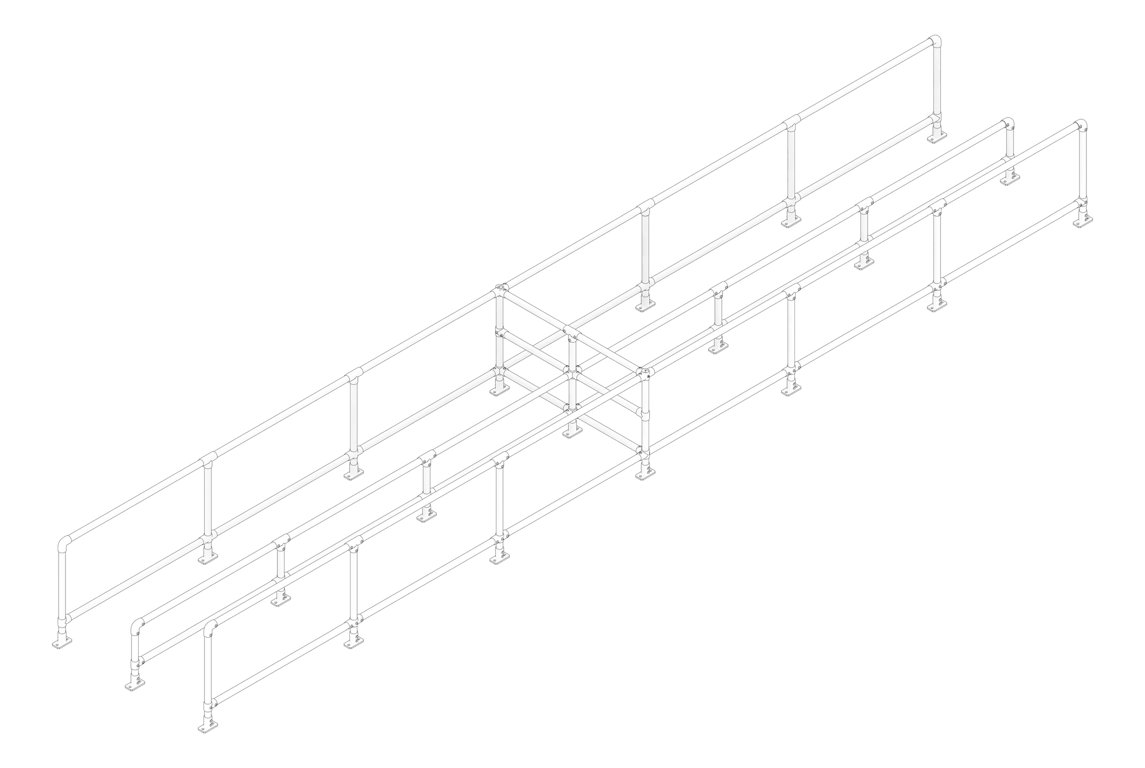 3D Documentation Image of TrolleyBay Moddex Ezibilt DoubleBay BackToBack