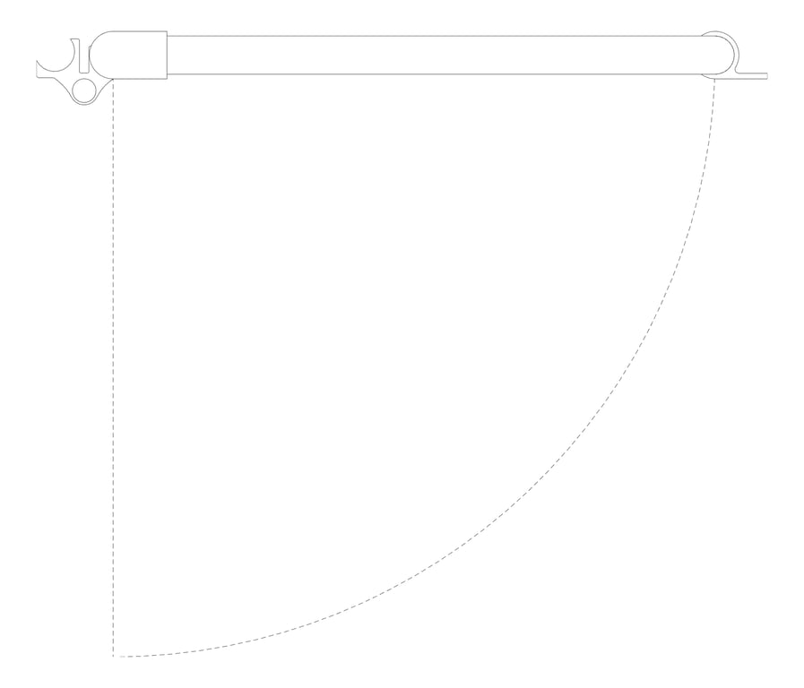 Plan Image of Gate SelfClosing Moddex Tuffrail