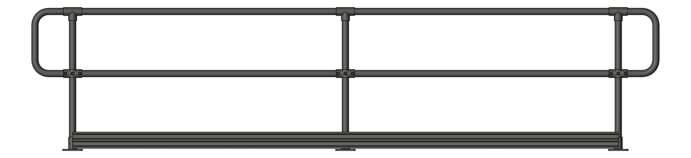 Front Image of Handrail Industrial Moddex Tuffrail