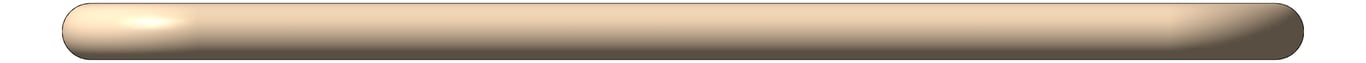 Front Image of TowelBar SurfaceMount Nero 500mm