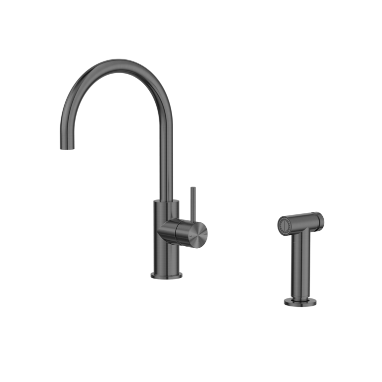 NR162208GR image 1 Image of Mixer Kitchen Nero Zen HandSpray