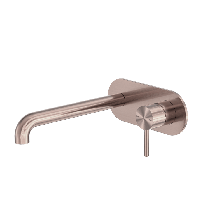 NR162210A230BZ image 1 Image of MixerSet Wall Nero Zen Basin Bath BackPlate
