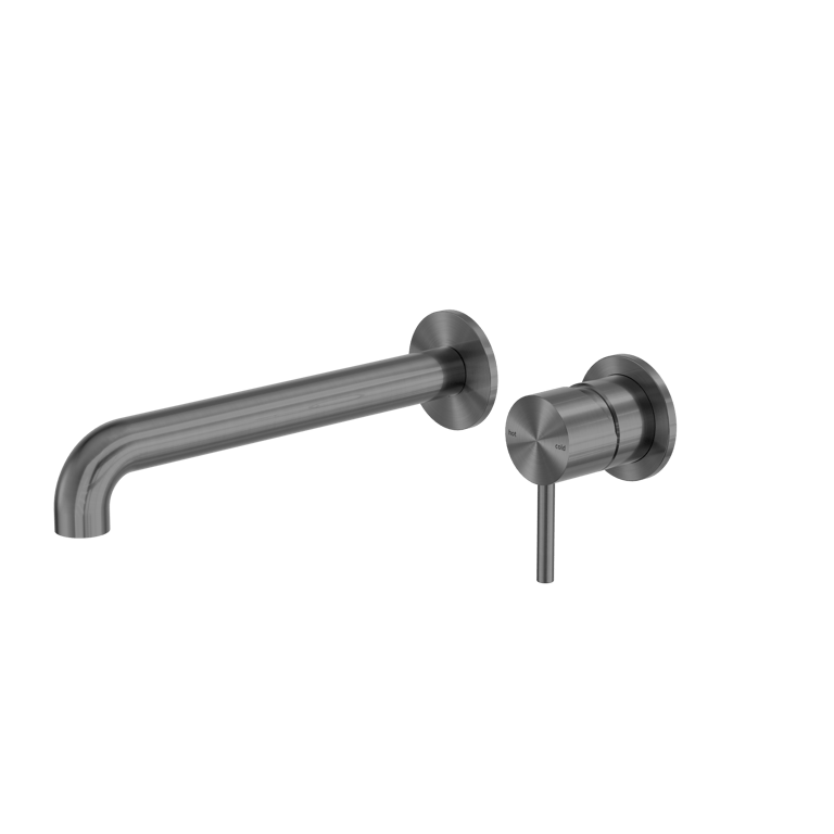 NR162210b230GR image 1 Image of MixerSet Wall Nero Zen Basin Bath