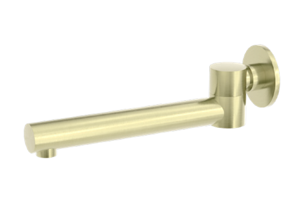 NR202BG image 1 Image of Spout Bath Nero Dolce Swivel