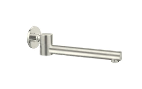 NR202BN image 1 Image of Spout Bath Nero Dolce Swivel