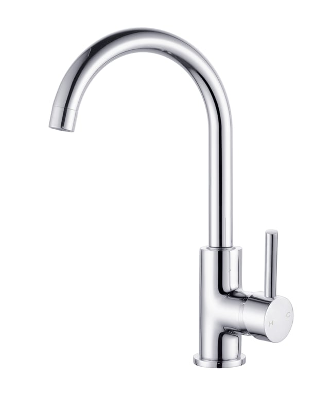 NR250807CH image 1 Image of Mixer Sink Nero Dolce Kitchen Gooseneck