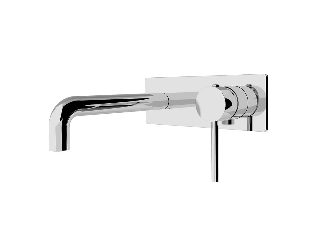 NR250810bCH image 1 Image of MixerSet Wall Nero Dolce Basin Bath
