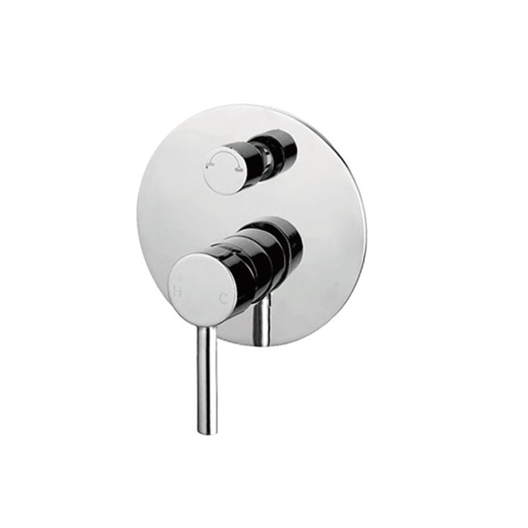 NR250811aCH image 1 Image of MixerTap Diverter Nero Dolce BackPlate