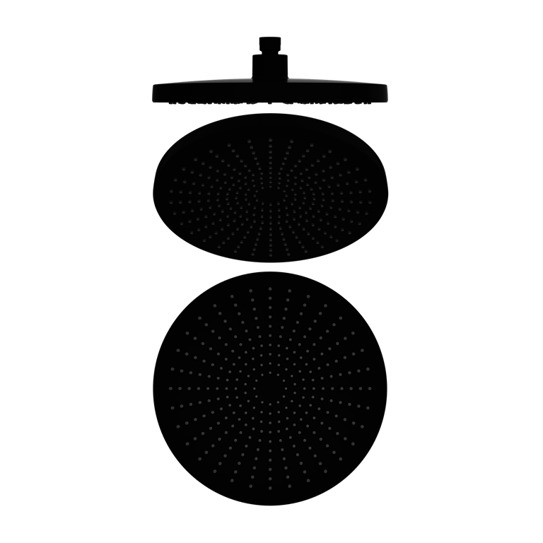 NR508079MB image 1 Image of Shower Ceiling Nero Opal RoundArm 250mmHead