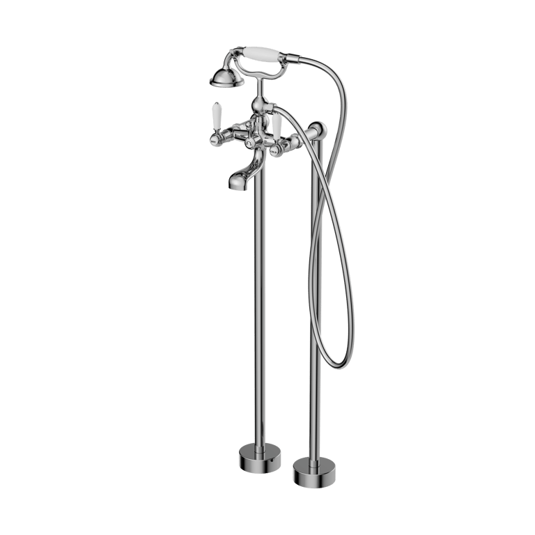 NR692103A01CH image 1 Image of Mixer Freestanding Nero York Bath ShowerHand