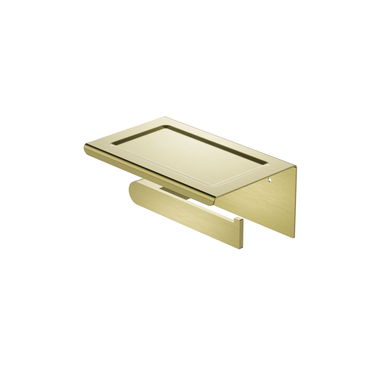 NR9086ABG image 1 Image of ToiletRollHolder SurfaceMount Nero Bianca PhoneHolder