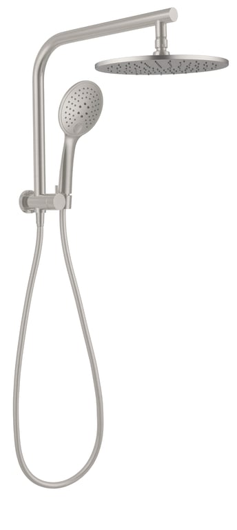 Nero Dolce Mecca 2 In 1 Shower NR250805bBN Image of Shower Wall Nero Mecca Dolce