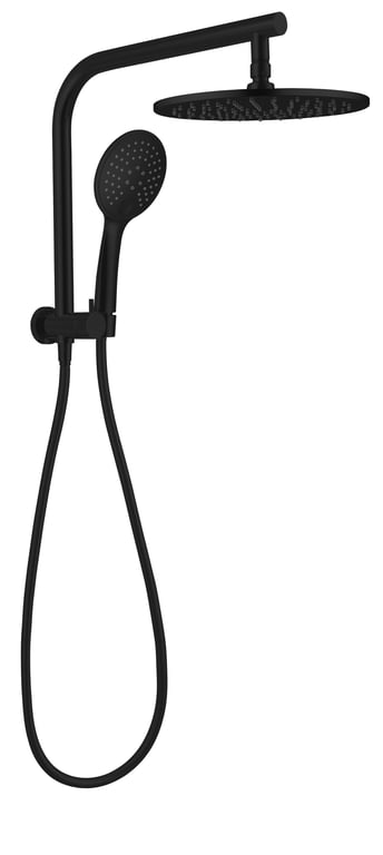 Nero Dolce Mecca 2 In 1 Shower NR250805bMB Image of Shower Wall Nero Mecca Dolce