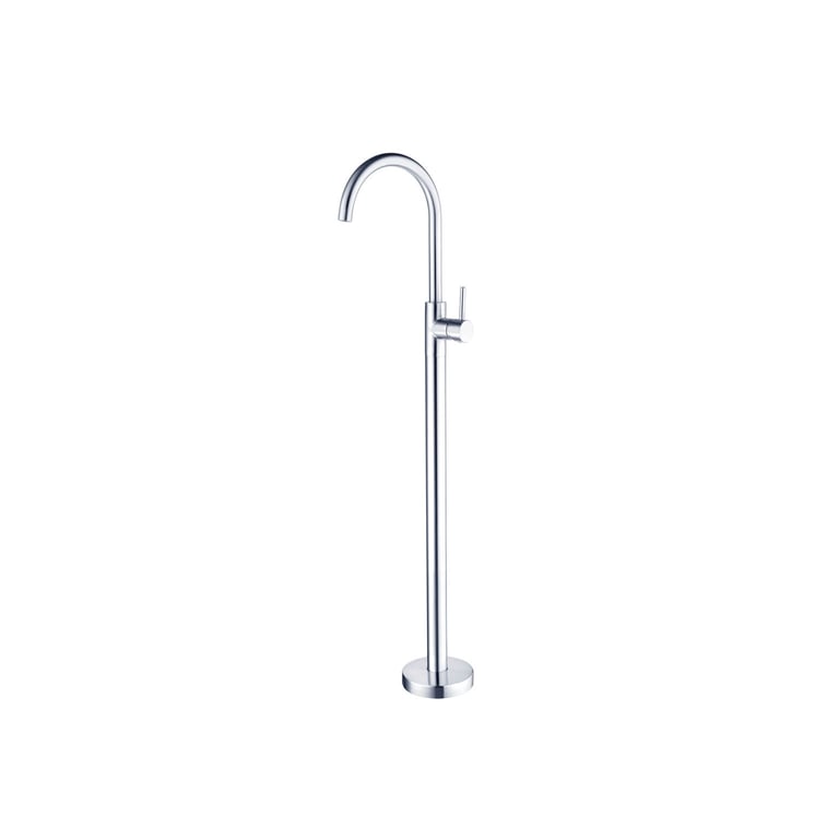 Nero Dolce Mecca Floormount Mixer NR210903a01MW NR210903A01CH Image of Mixer Freestanding Nero Mecca Dolce Bath