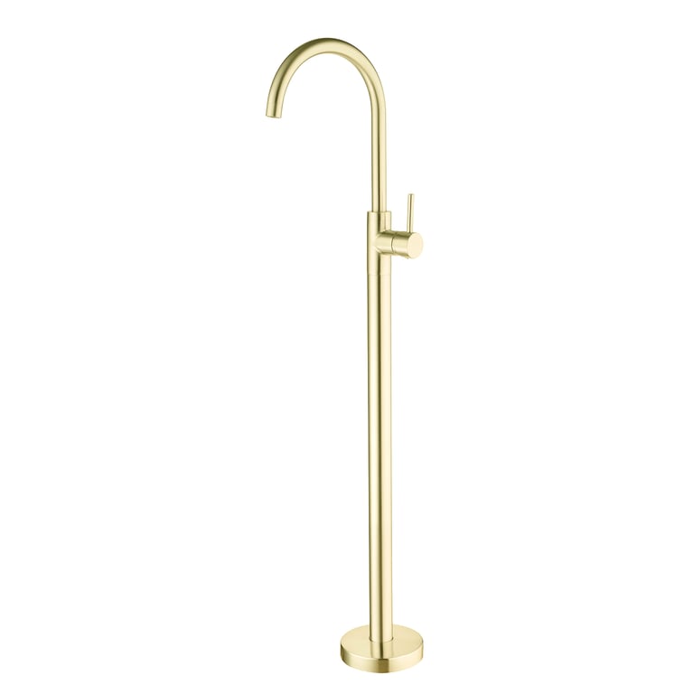 Nero Dolce Mecca Floormount Mixer NR210903a01MW NR210903a01BG Image of Mixer Freestanding Nero Mecca Dolce Bath