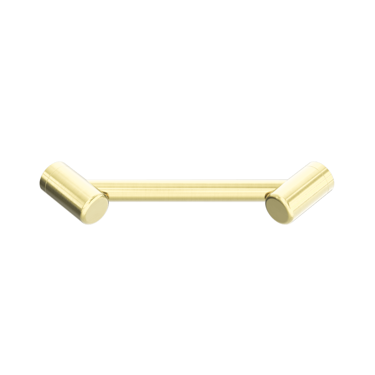 Nero Mecca Care 25mm Footrest Corner Grab Rail 215mm NRCR2508WBG Image of Footrest SurfaceMount Nero MeccaCare Corner 25mm