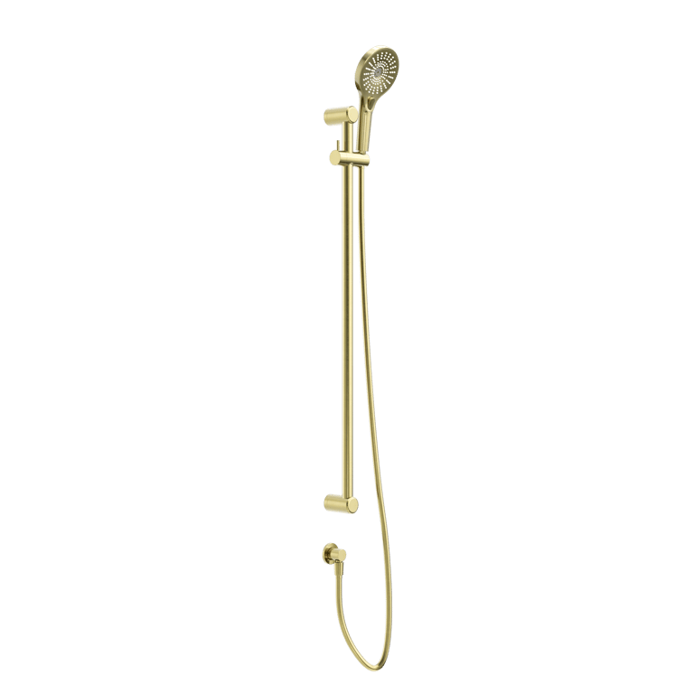 Nero Mecca Care 25mm Grab Rail And Adjustable Shower Rail Set 900mm NRCS004BG Image of Shower Rail Nero MeccaCare Adjustable 25mm