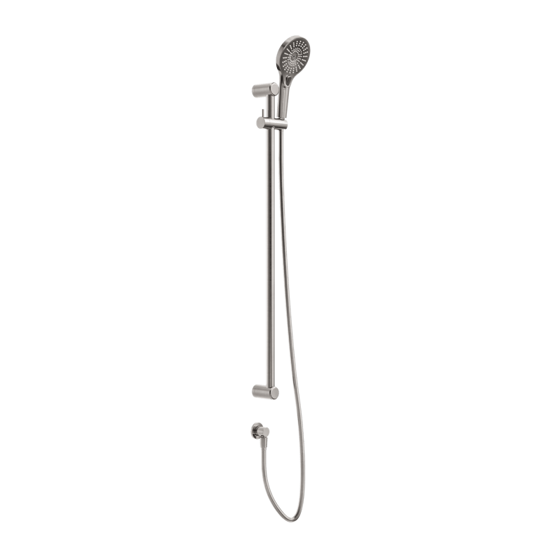 Nero Mecca Care 25mm Grab Rail And Adjustable Shower Rail Set 900mm NRCS004BN Image of Shower Rail Nero MeccaCare Adjustable 25mm