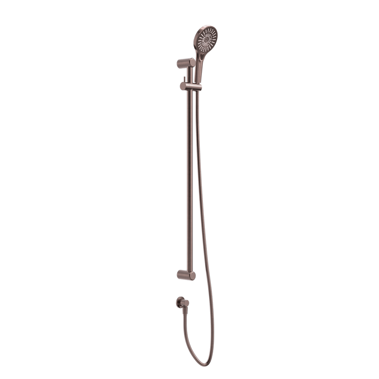 Nero Mecca Care 25mm Grab Rail And Adjustable Shower Rail Set 900mm NRCS004BZ Image of Shower Rail Nero MeccaCare Adjustable 25mm